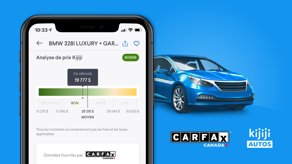 l’outil d’analyse de prix de Kijiji Autos